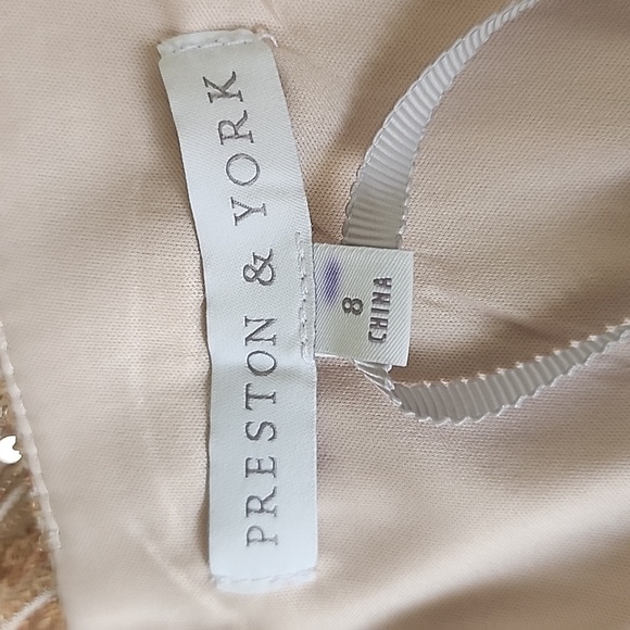 PRESTON & YORK WOMAN'S  SEQUINED DRESS.  SIZE 8 - Picture 8 of 11